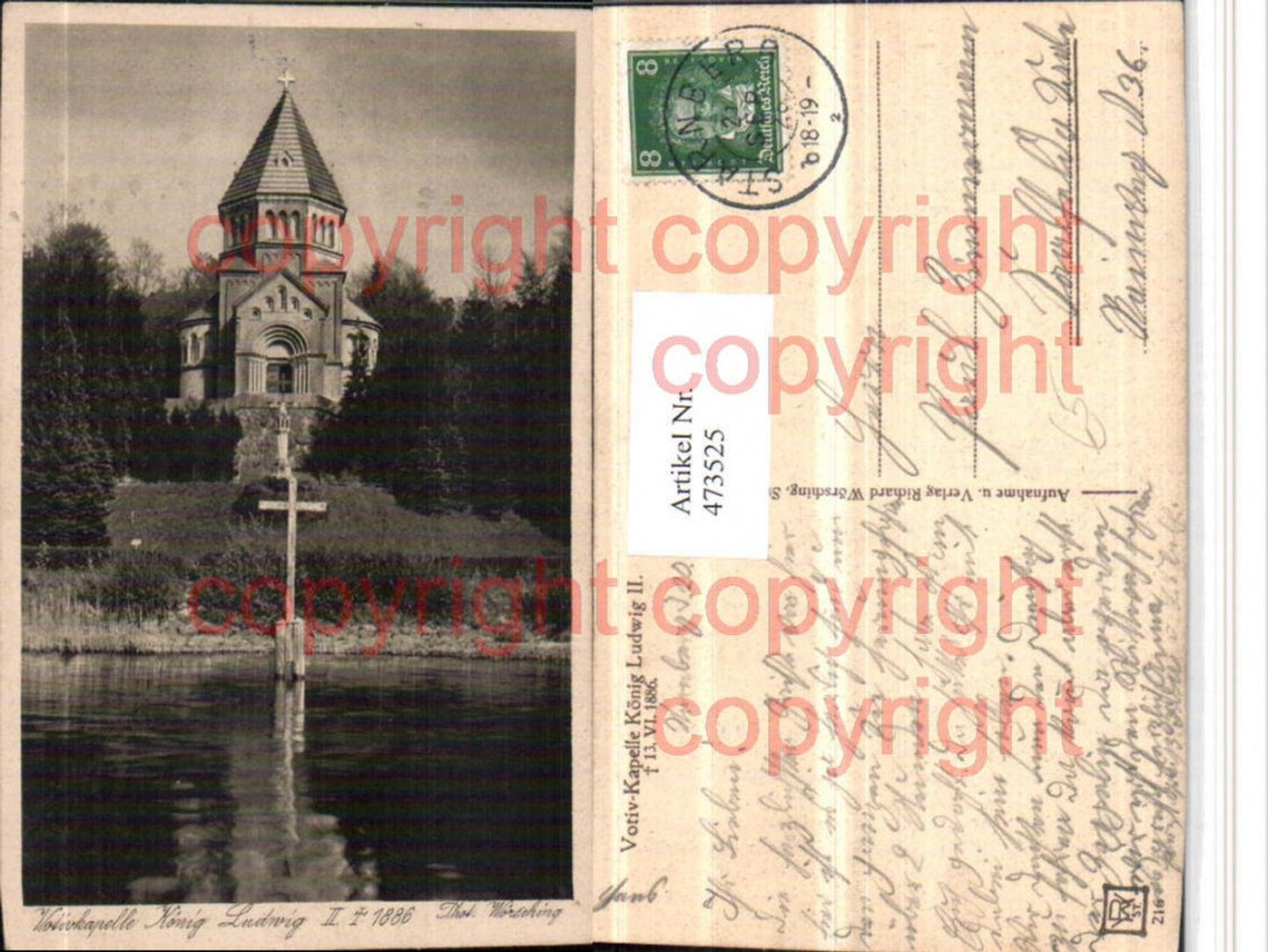 473525,Votivkapelle König Ludwig II b. Starnberg