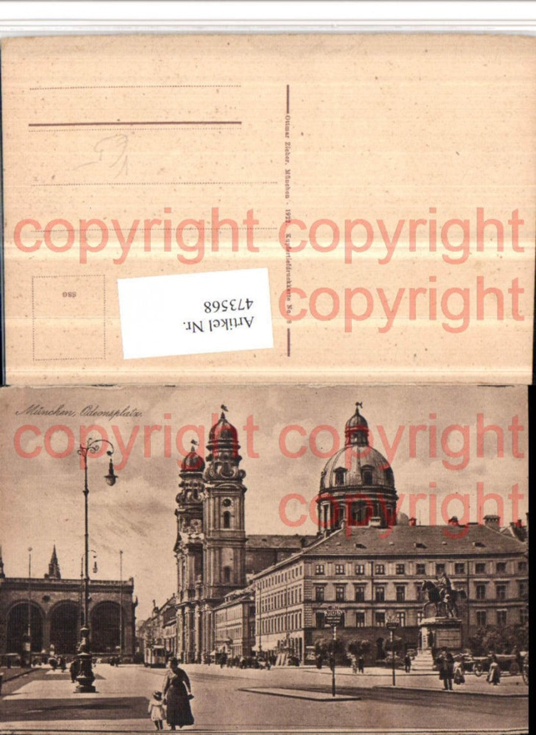473568,München Odeonsplatz Platz Denkmal Kirche pub Ottmar Zieher 8