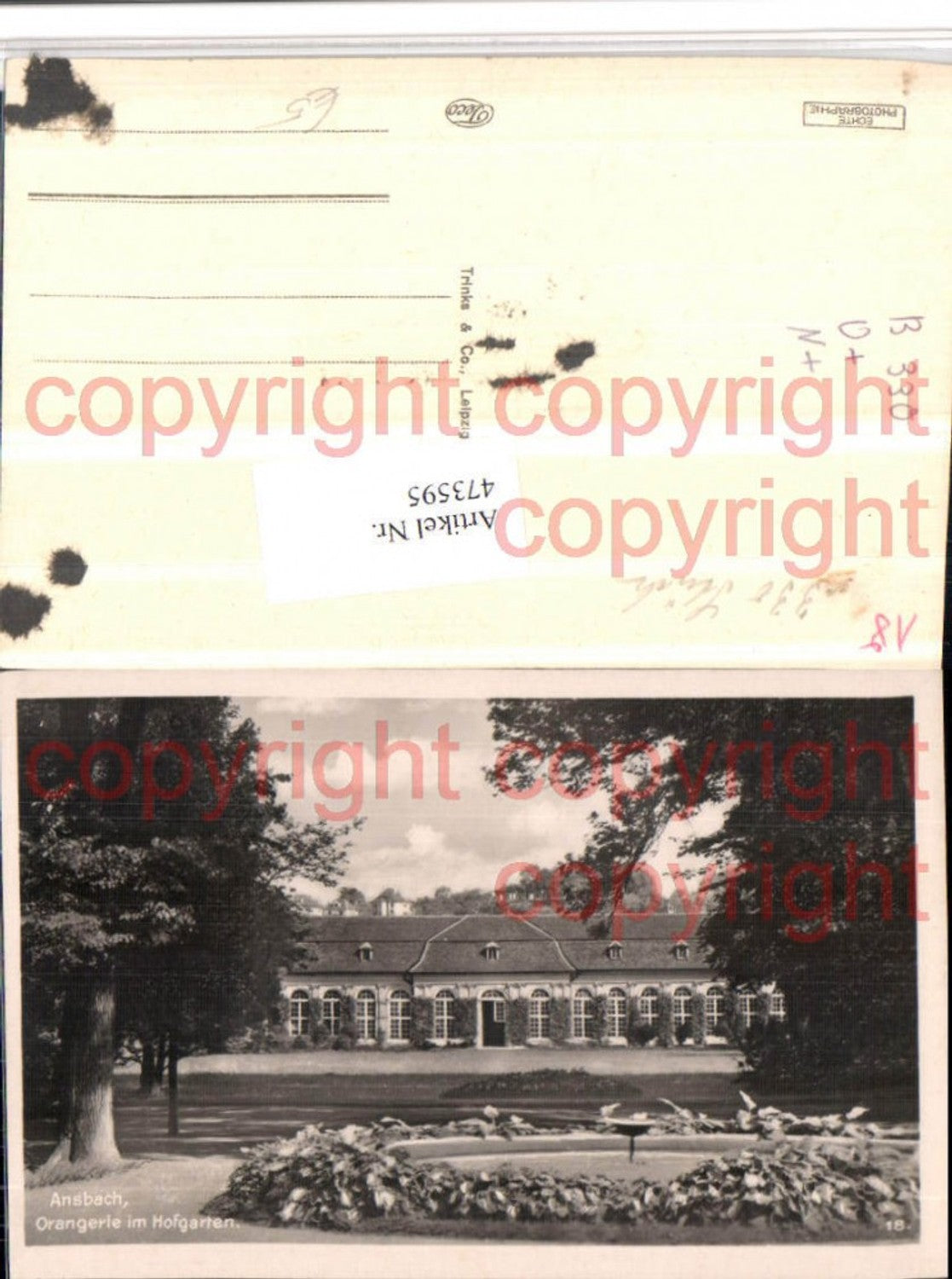 473595, Ansbach Orangerie in the Hofgarten
