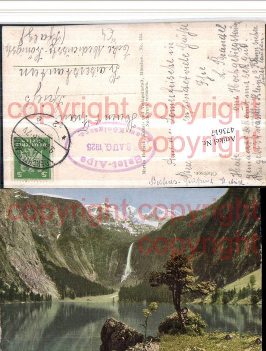473617,Obersee See b. Schönau Bergkulisse