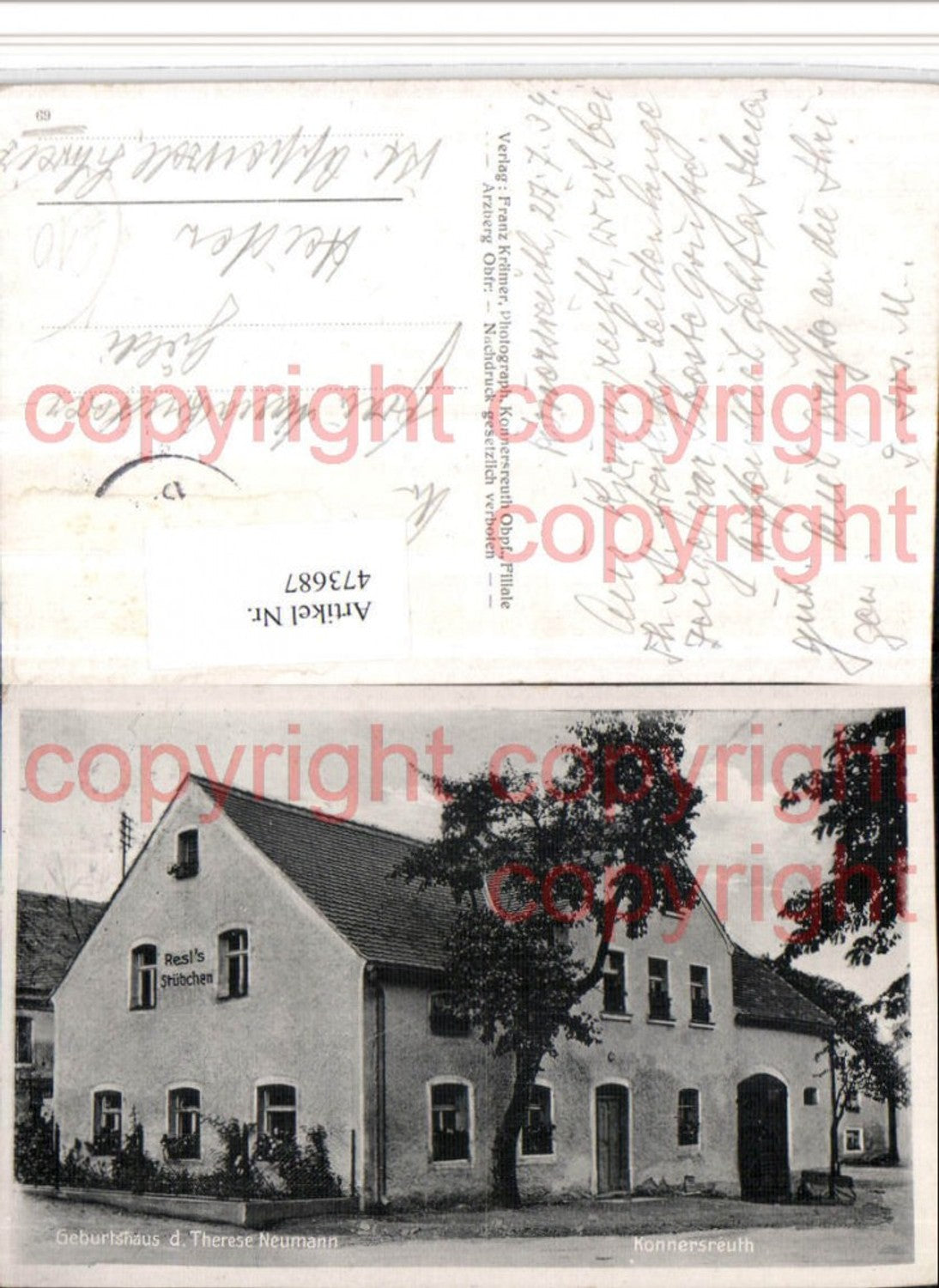 473687,Konnersreuth Geburtshaus d. Therese Neumann