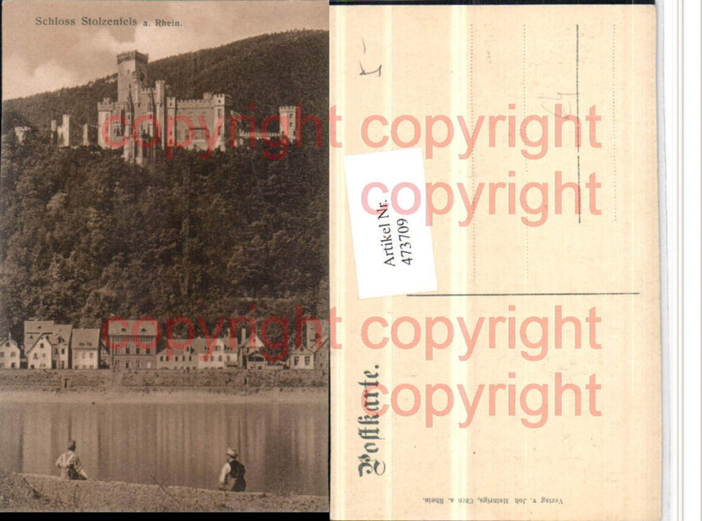 473709,Koblenz Schloss Stolzenfels am Rhein