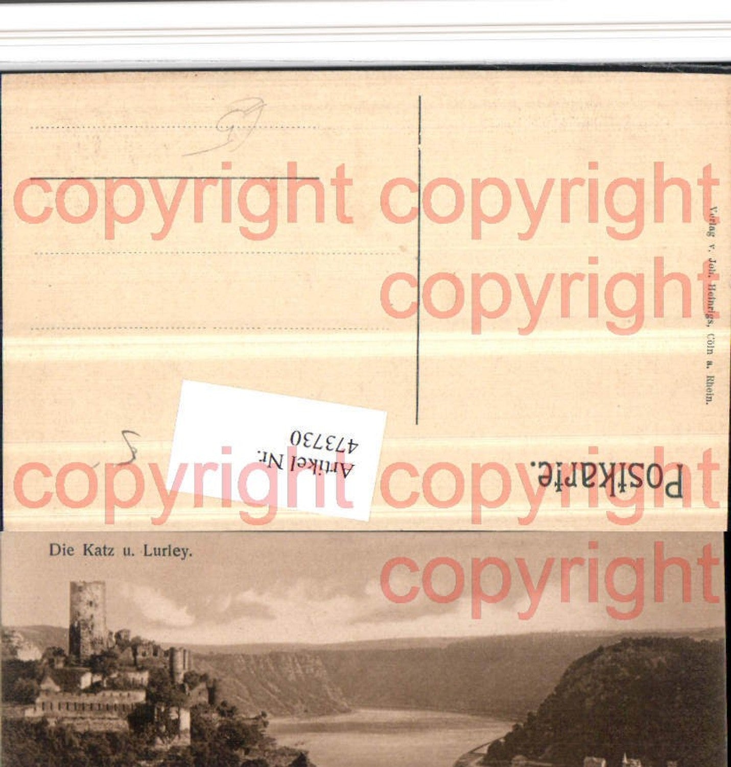 473730,Burg Katz u. Loreley b. St. Goarshausen am Rhein