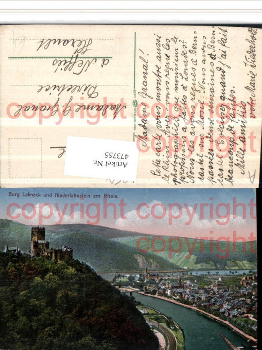 473755,Burg Lahneck u. Niederlahnstein am Rhein Totale
