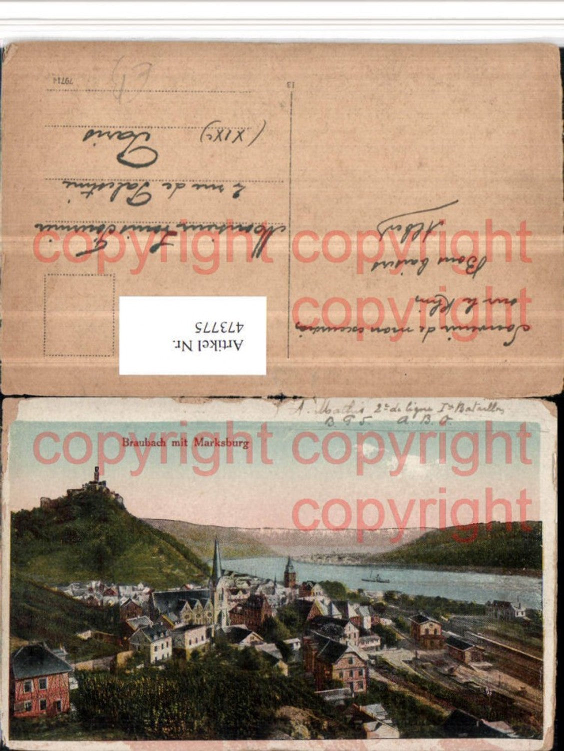 473775,Braubach m. Marksburg am Rhein Totale Bahnhof