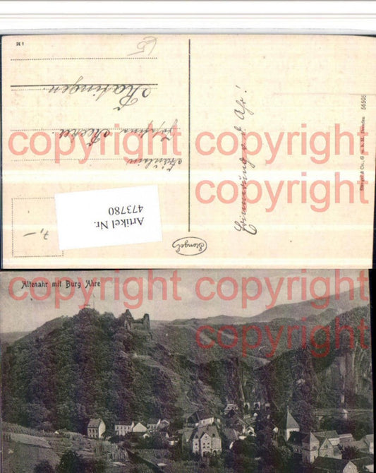 473780,Altenahr Totale m. Burg Ahre Are