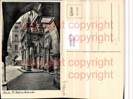 473860,Münster Portal am Stadtweinhaus