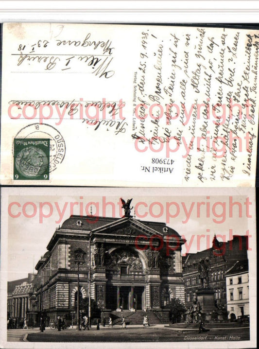 473908,Düsseldorf Kunst-Halle Gebäude