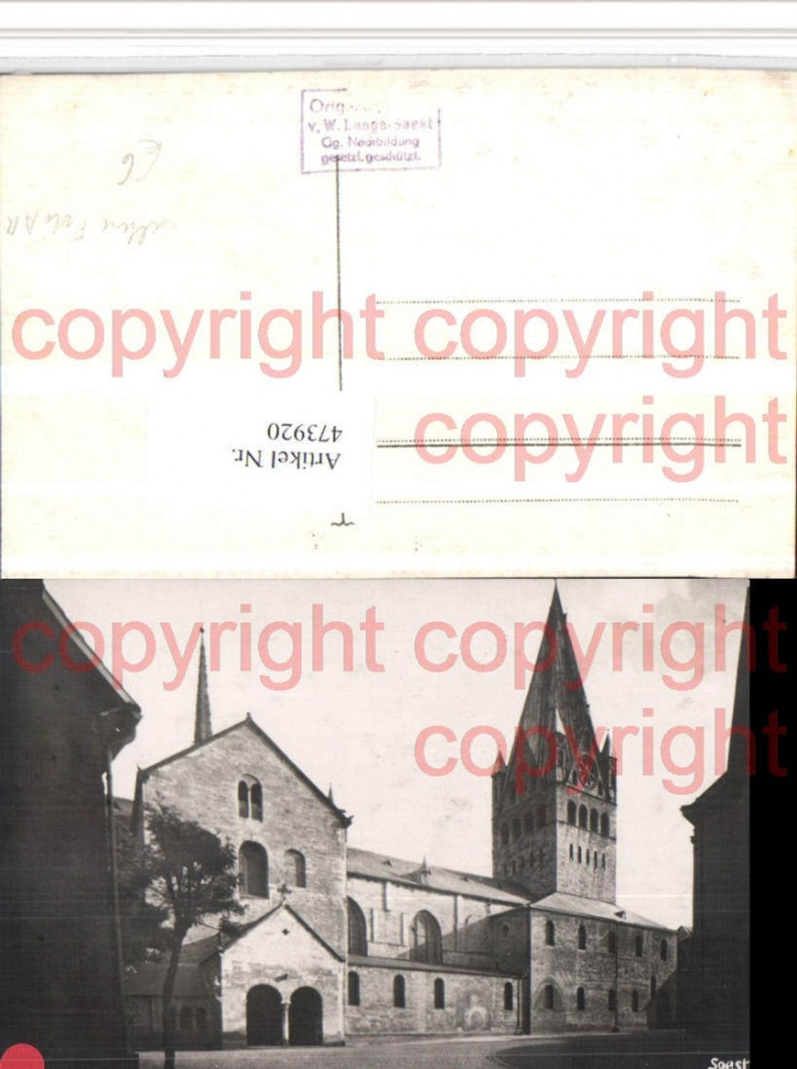 473920,Seltene Foto AK Soest St. Patroklus Kirche