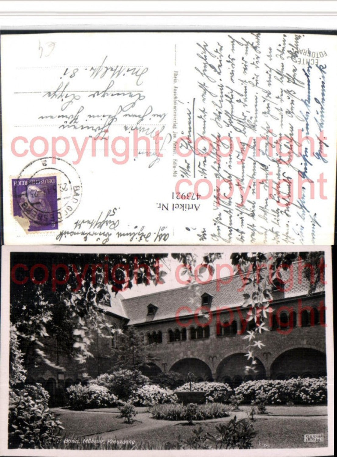 473921,Bonn am Rhein Münster Kreuzgang