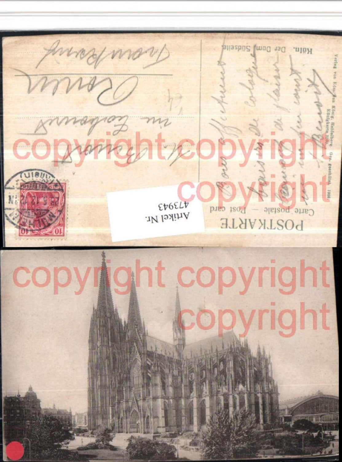 473943,Köln am Rhein Dom Kirche pub Edmund v. König 3599