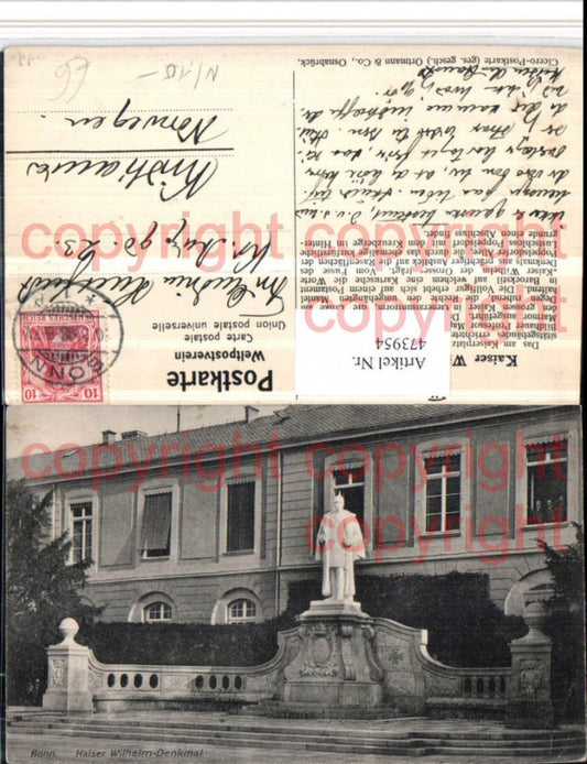 473954,Bonn am Rhein Kaiser Wilhelm-Denkmal Statue