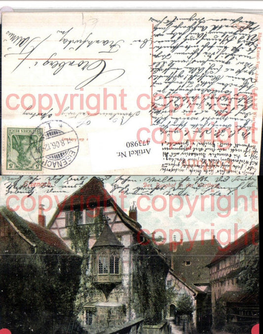 473980,Eisenach Wartburg Burg Burghof Erker