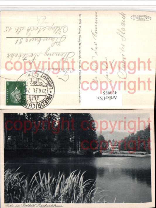 473985,Friedrichroda Partie am Parkhotel Reinhardsbrunn