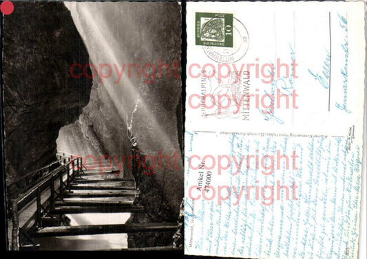 474000,Mittenwald Leutaschklamm Klamm Schlucht Partie