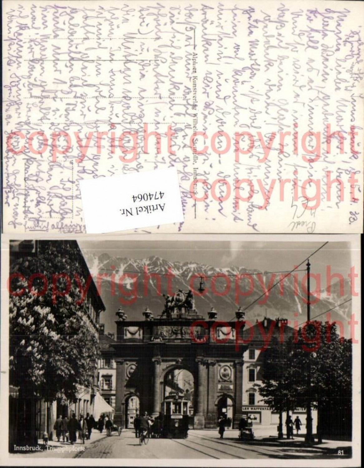Alte Ansichtskarte – Old Postcard