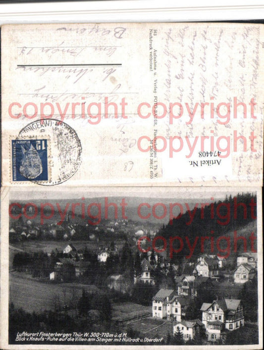 474408,Finsterbergen v. Knaufs-Ruhe auf Villen am Steiger m. Hüllrodt u. Oberhof