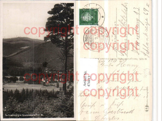 474413,Inselsberg m. Großtabarz b. Tabarz