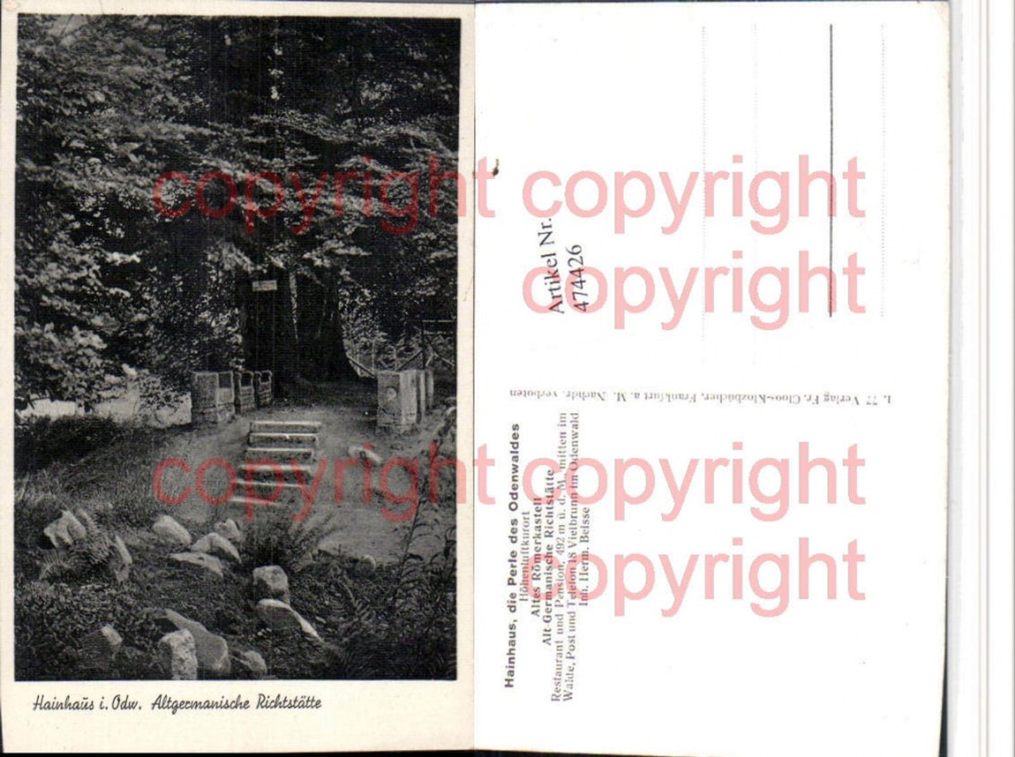 Alte Ansichtskarte – Old Postcard