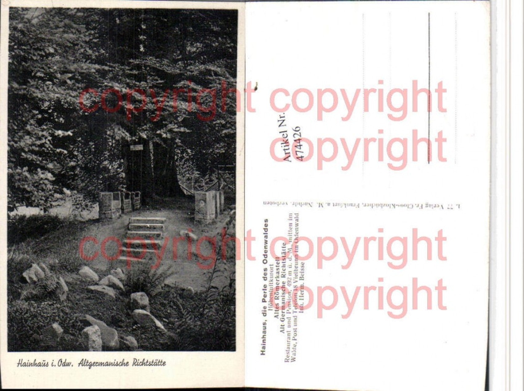 Alte Ansichtskarte – Old Postcard