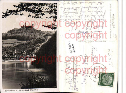 474429,Balduinstein an d. Lahn m. Schloss Schaumburg