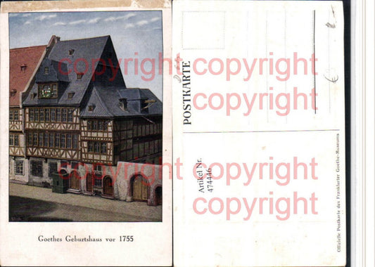 474446,Frankfurt Goethes Geburtshaus Gebäude