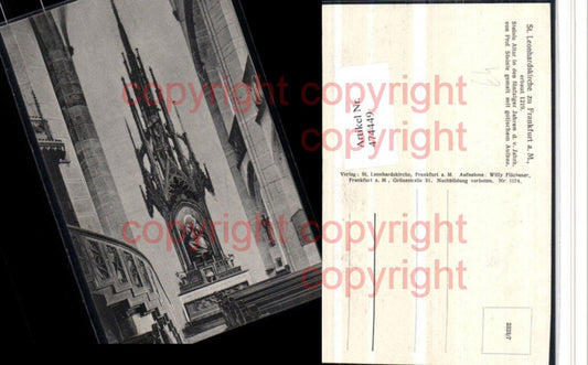 474449,Frankfurt am Main St. Leonhardskirche Kirche Steinle Altar