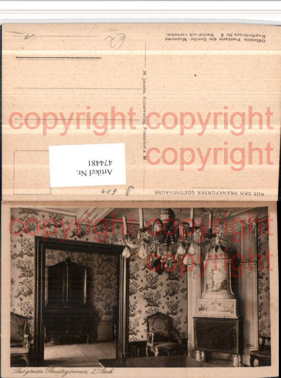 474481,Frankfurt am Main Goethehaus Staatszimmer