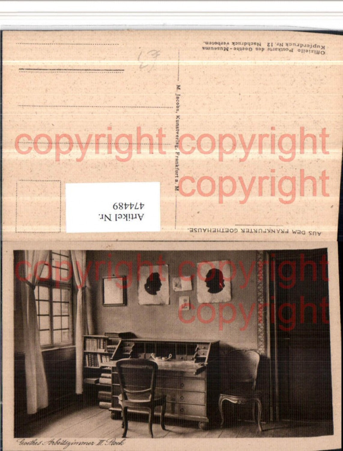 474489,Frankfurt am Main Goethehaus Goethes Arbeitszimmer