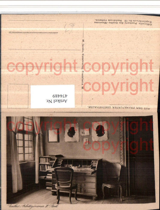 474489,Frankfurt am Main Goethehaus Goethes Arbeitszimmer