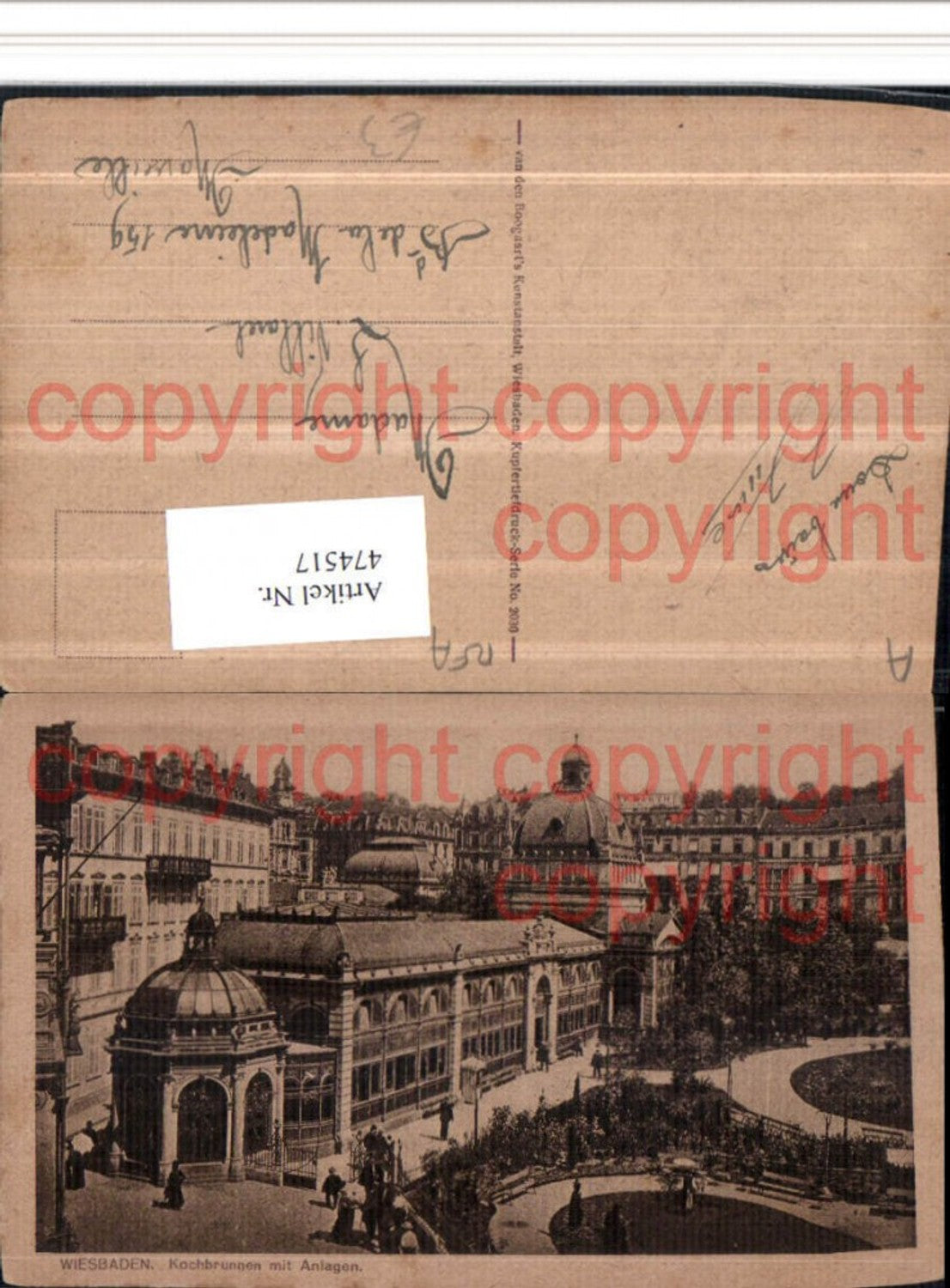474517,Wiesbaden Kochbrunnen mit Anlagen