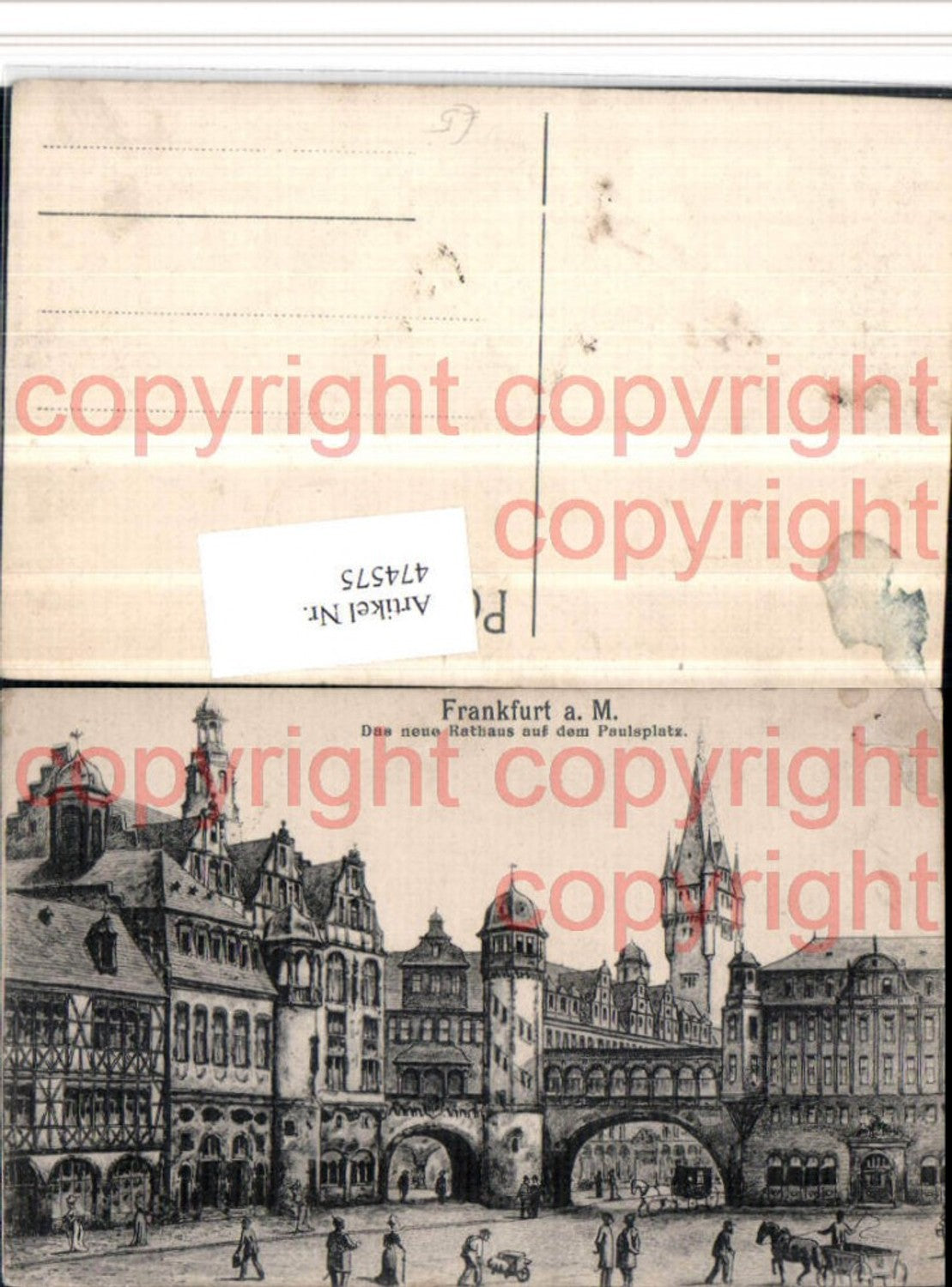 474575,Frankfurt am Main Rathaus auf dem Paulsplatz