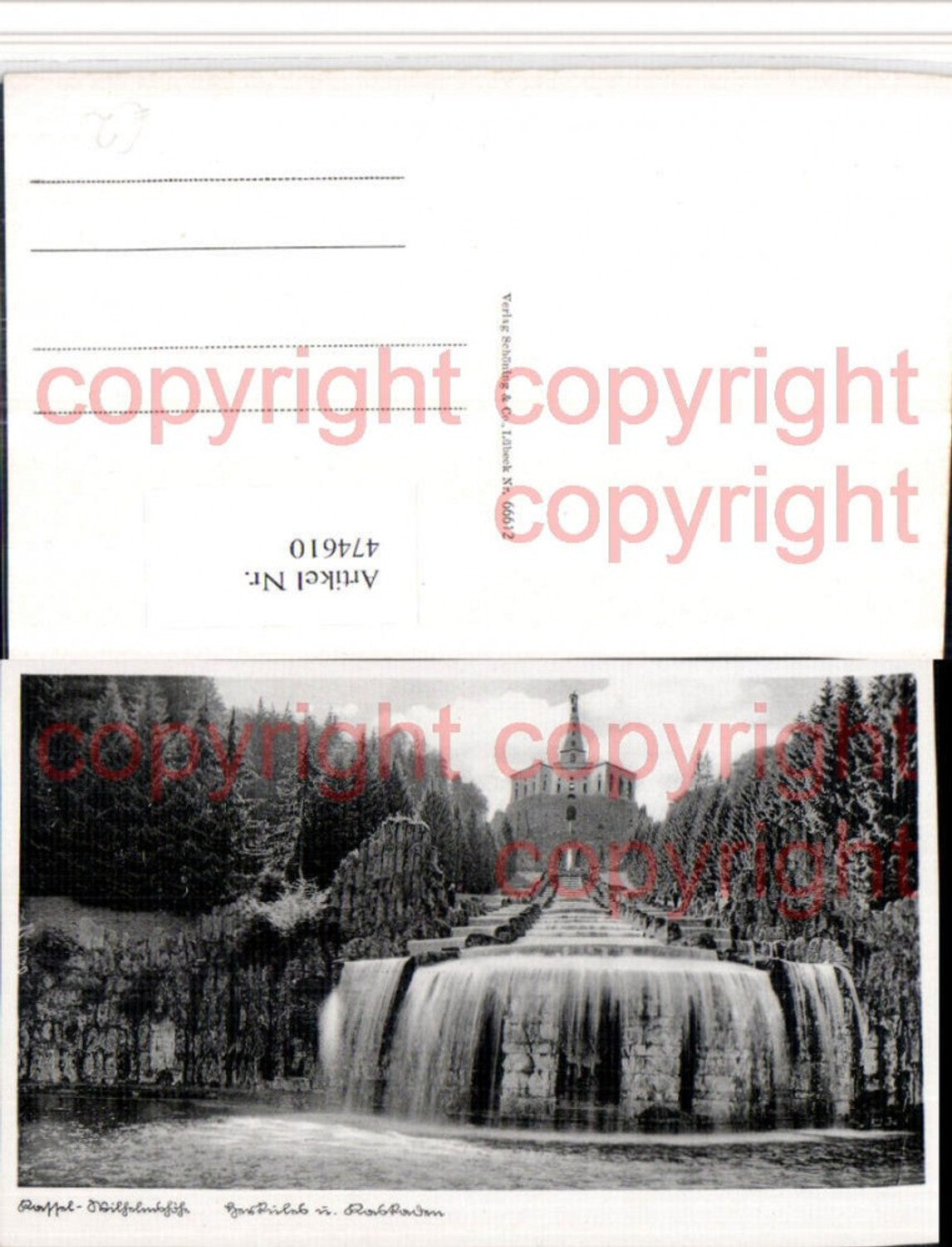 474610,Kassel Wilhelmshöhe Herkules u. Kaskaden