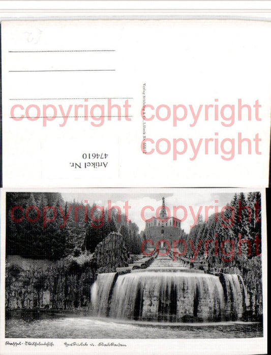 474610,Kassel Wilhelmshöhe Herkules u. Kaskaden