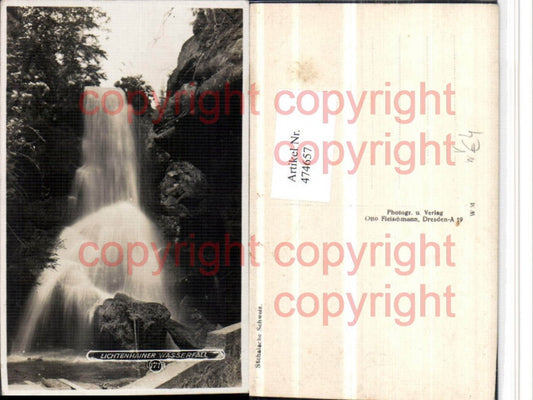 474657,Sächsische Schweiz Sebnitz Lichtenhainer Wasserfall pub Otto Fleischmann