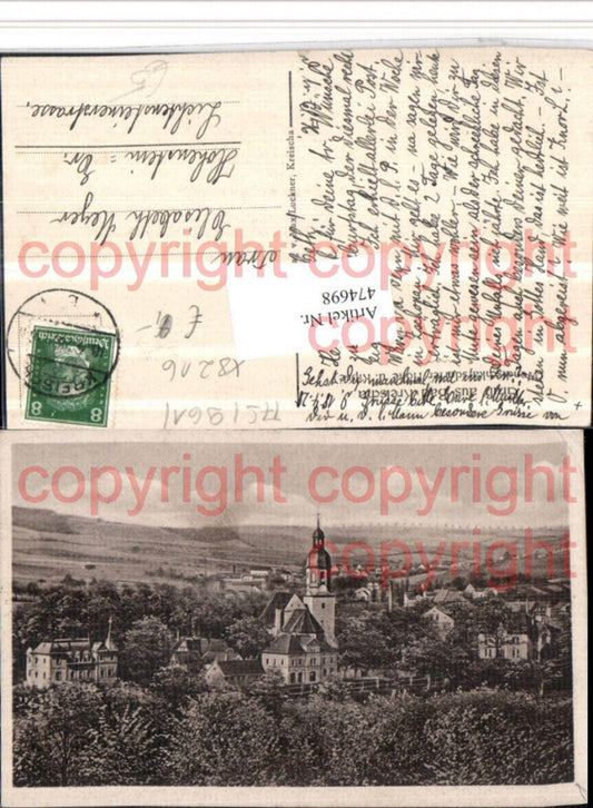 474698,Bad Kreischa Teilansicht Kirche