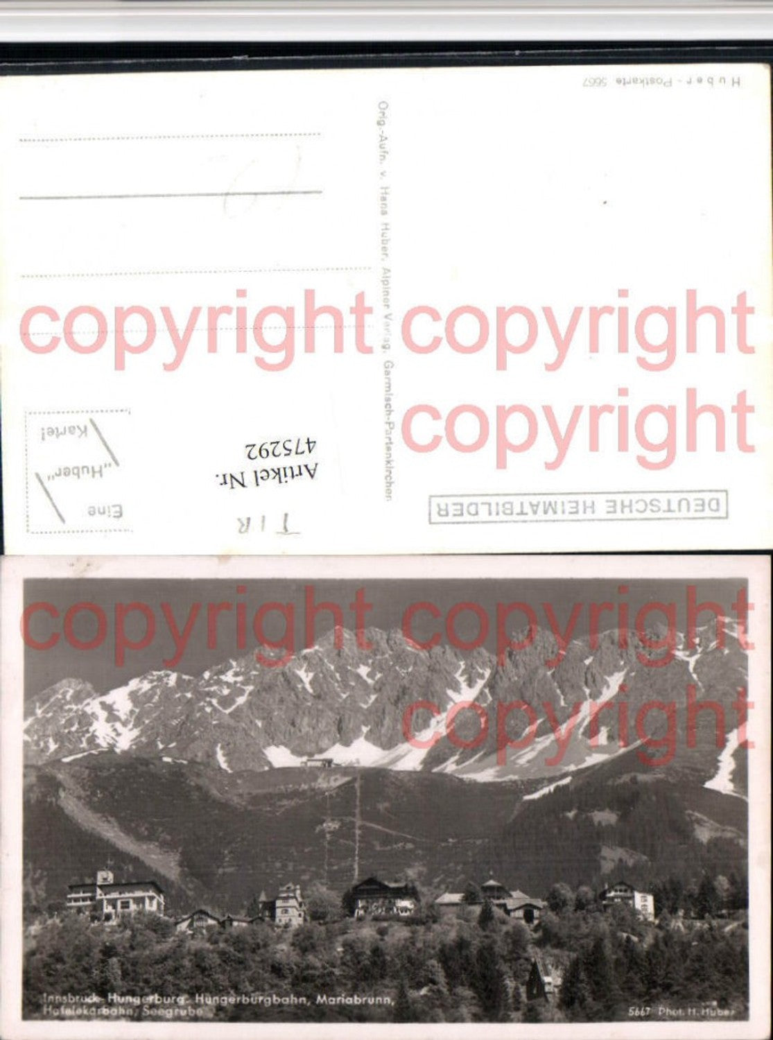 Alte Ansichtskarte – Old Postcard