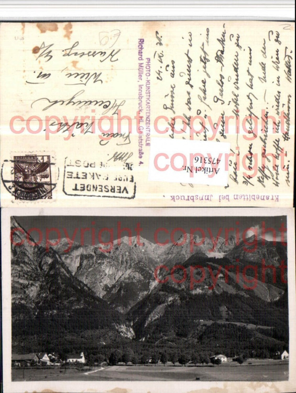 Alte Ansichtskarte – Old Postcard
