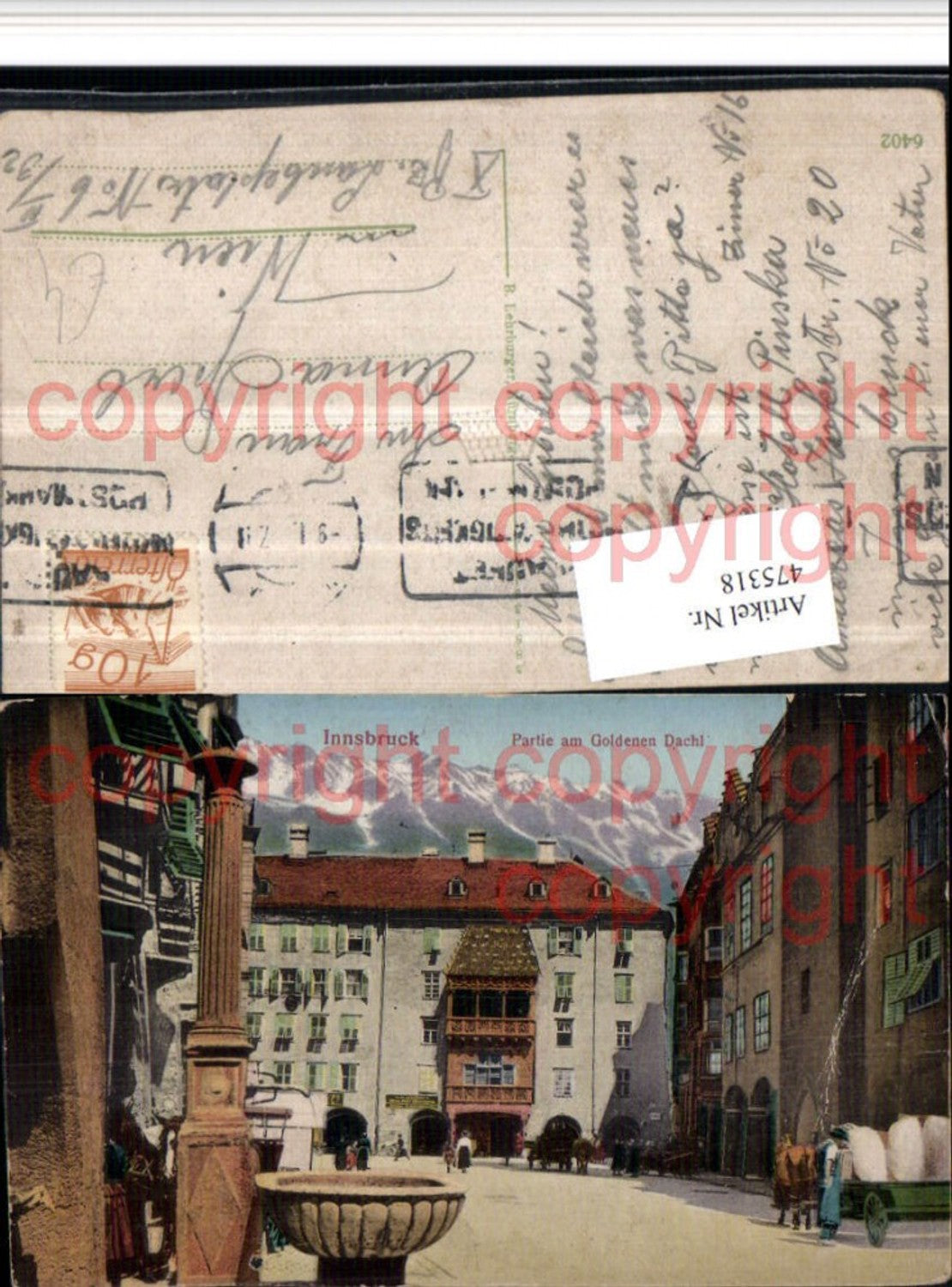 Alte Ansichtskarte – Old Postcard