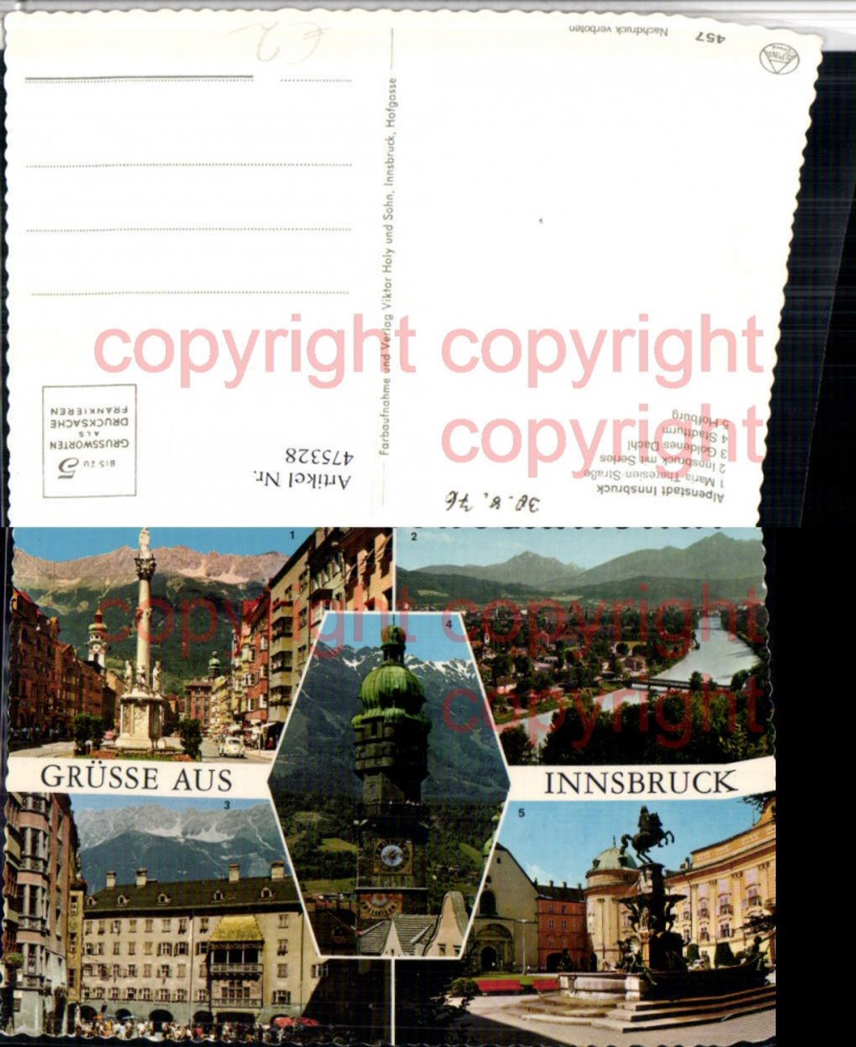 Alte Ansichtskarte – Old Postcard