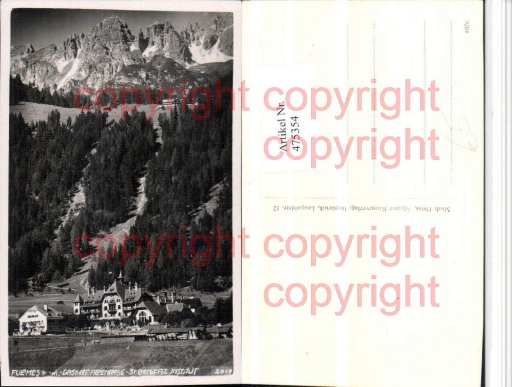 Alte Ansichtskarte – Old Postcard