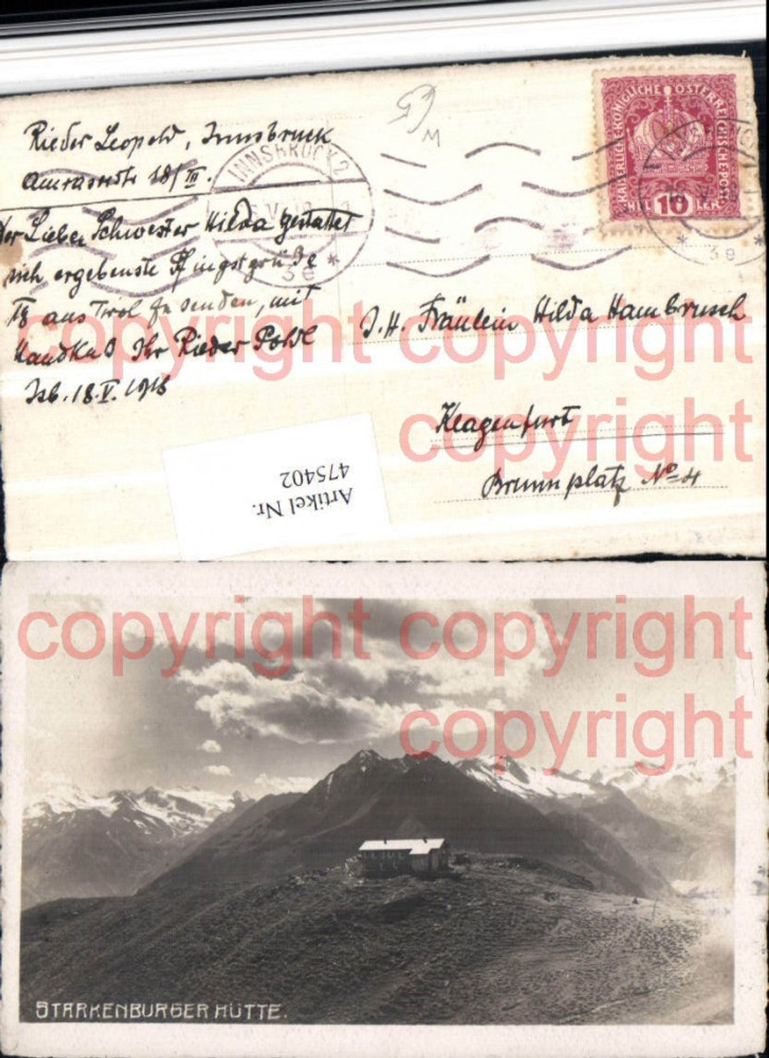 Alte Ansichtskarte – Old Postcard