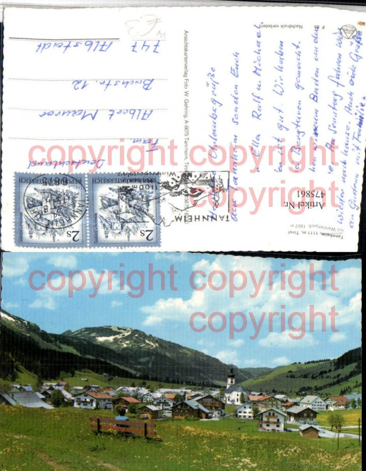 Alte Ansichtskarte – Old Postcard