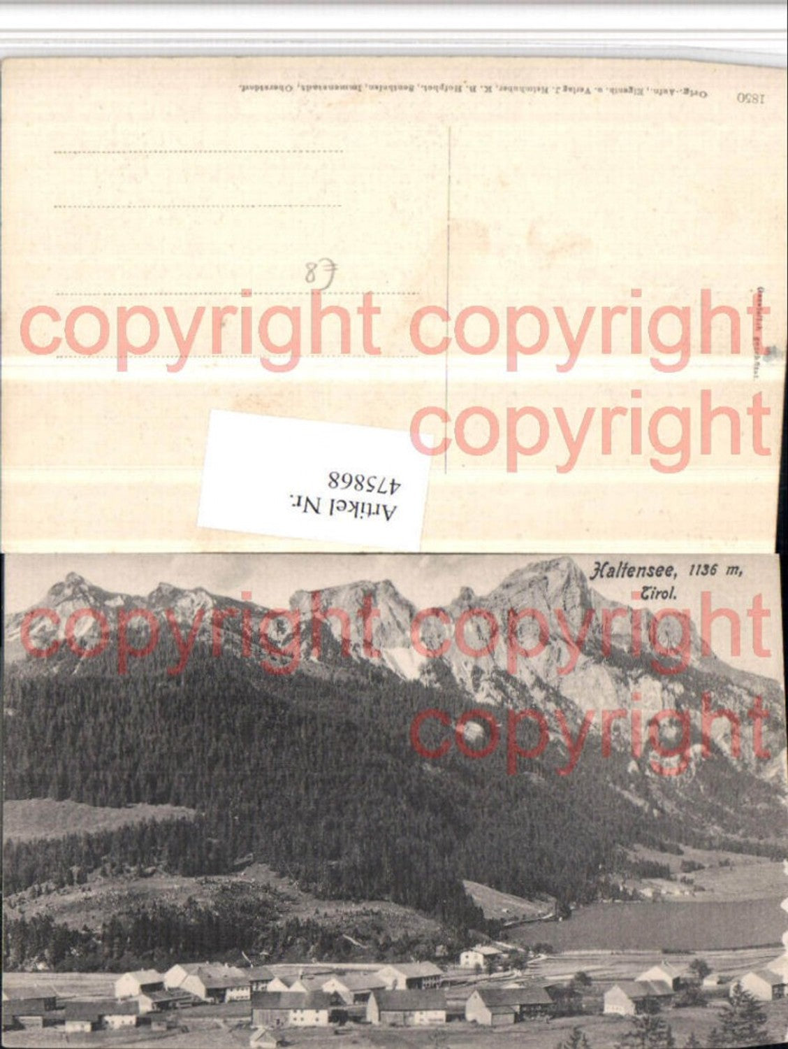 Alte Ansichtskarte – Old Postcard