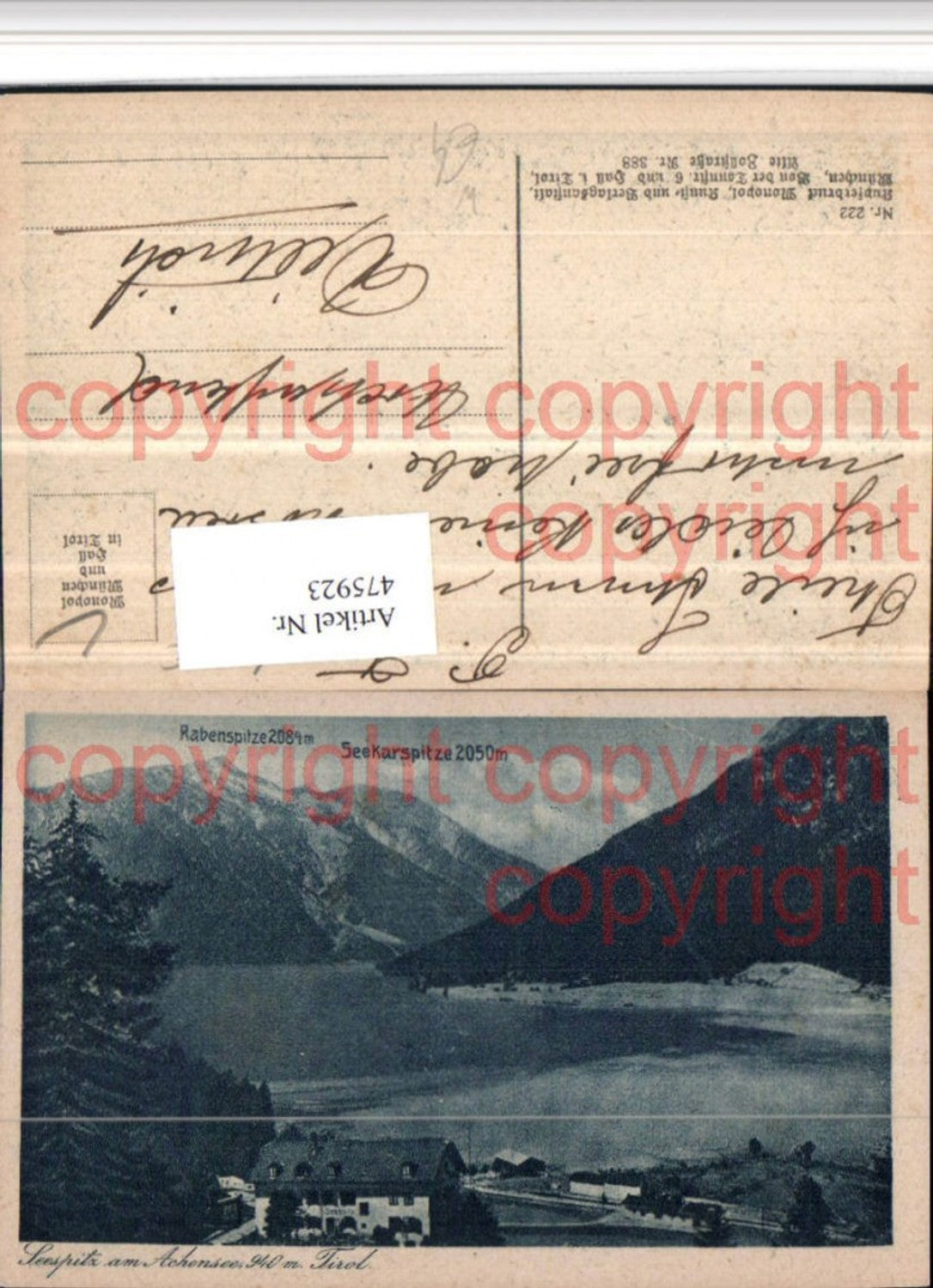 Alte Ansichtskarte – Old Postcard