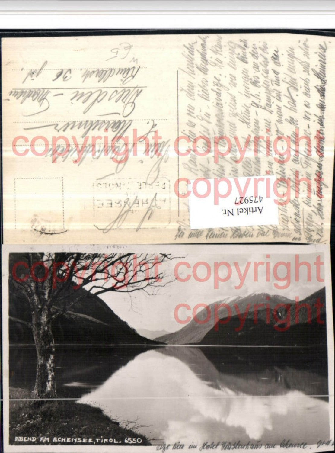 Alte Ansichtskarte – Old Postcard