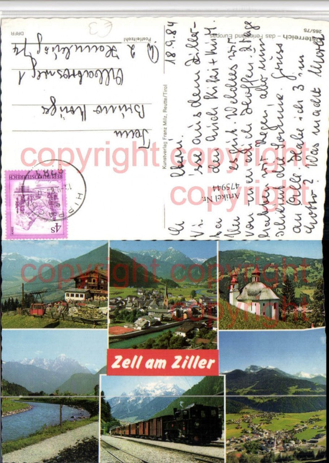 Alte Ansichtskarte – Old Postcard