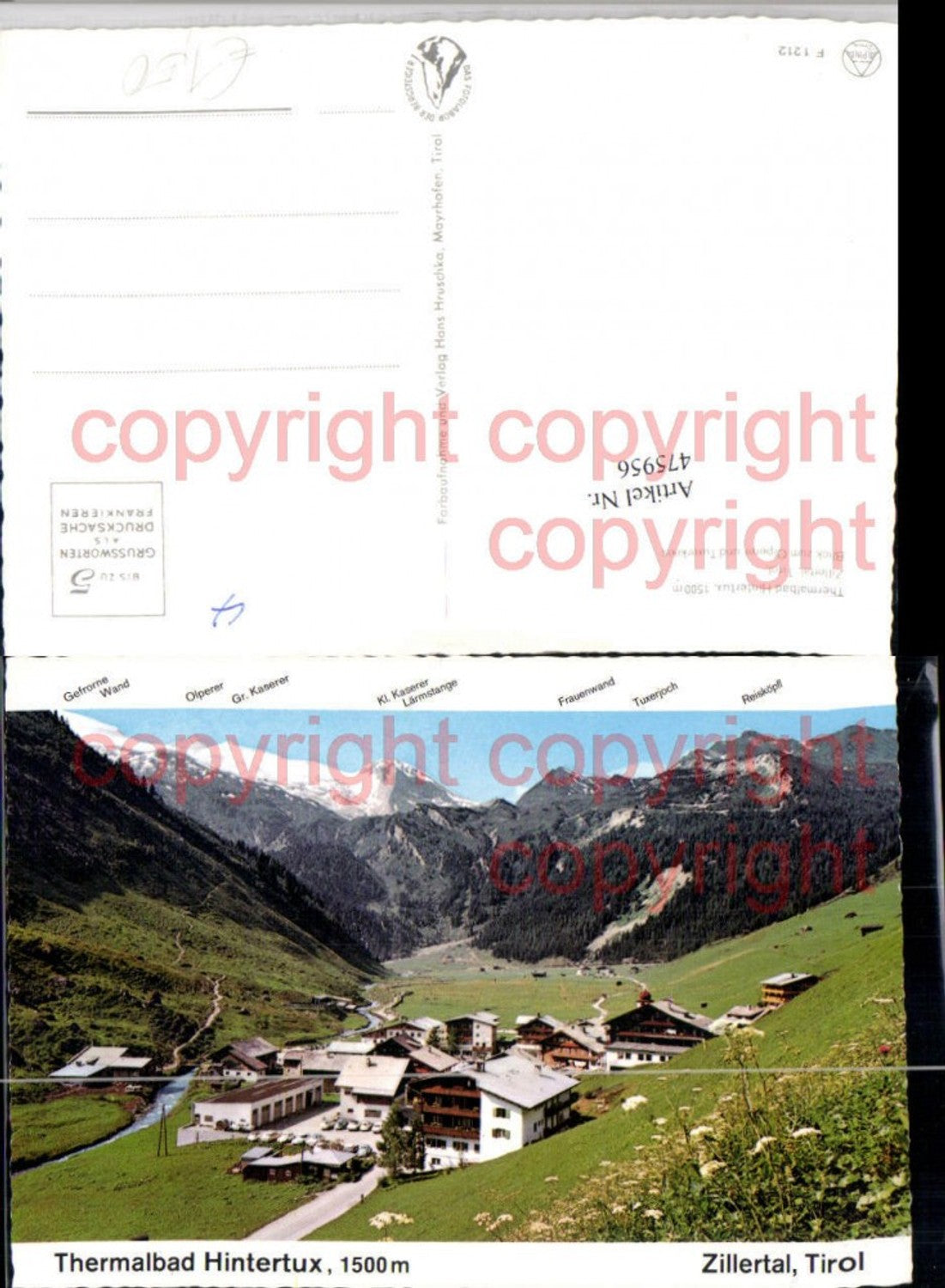 Alte Ansichtskarte – Old Postcard