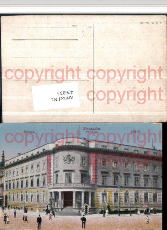 476035,Wiesbaden Chateau Schloss
