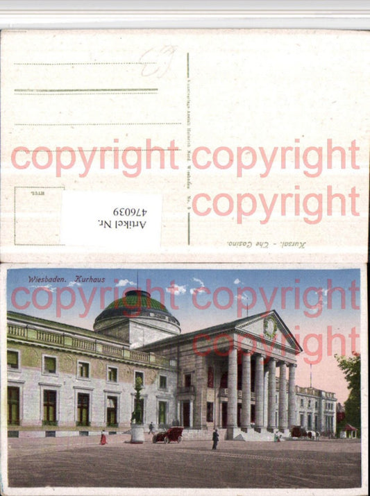 476039,Wiesbaden Kurhaus Gebäude